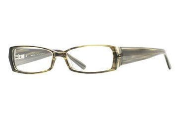 Image of Nicole Miller Collection NL Kashmir SENL KASH00 Single Vision Prescription Eyewear - Moss SENL KASH005240 GN
