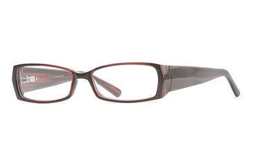 Image of Nicole Miller Collection NL Kashmir SENL KASH00 Single Vision Prescription Eyewear - Raspberry SENL KASH005240 BUR