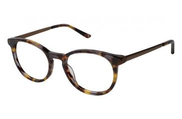 Image of Nicole Miller Eliza Eyeglass Frames - Frame Tortoise/Gold, Size 50/18mm NMELIZA01