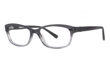 Image of Nicole Miller Essex Single Vision Prescription Eyeglasses - Frame Black Fade, Size 52/15mm NMESSEX01