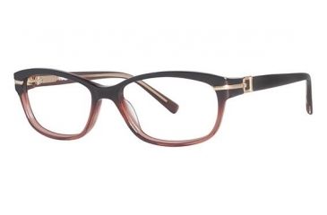 Image of Nicole Miller Essex Single Vision Prescription Eyeglasses - Frame Rose Fade, Size 52/15mm NMESSEX03