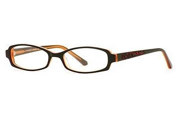 Image of Nicole Miller Flamenco SENM FLAM00 Bifocal Prescription Eyeglasses - Black Rose SENM FLAM005240 BK