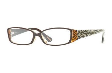 Image of Nicole Miller Glamazon SENM GLAZ00 Eyeglass Frames - Zebra SENM GLAZ005340 BK
