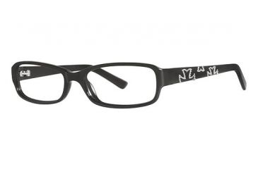 Image of Nicole Miller Houston Bifocal Prescription Eyeglasses - Frame Black, Size 52/15mm NMHOUSTON01