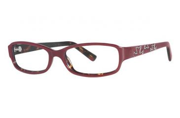 Image of Nicole Miller Houston Bifocal Prescription Eyeglasses - Frame Burgundy, Size 52/15mm NMHOUSTON03