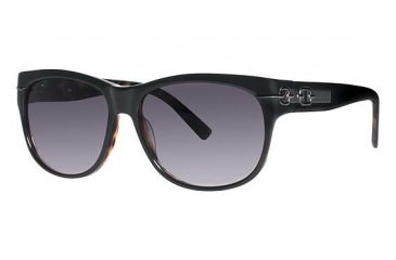 Image of Nicole Miller Hudson Sunglasses - Frame Black, Lens Color Darkgreygradient NMHUDSON01