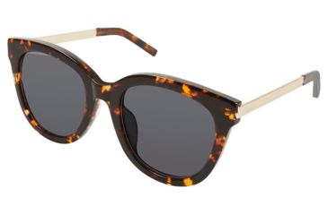 Image of Nicole Miller Paisley Sunglasses - Frame Silver/Navy, Lens Color Silver Flash, Size 55/17mm NMPAISLEY02