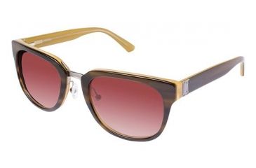 Image of Nicole Miller Tompkins Bifocal Prescription Sunglasses NMTOMPKINS03 - Frame Color Olive Horn