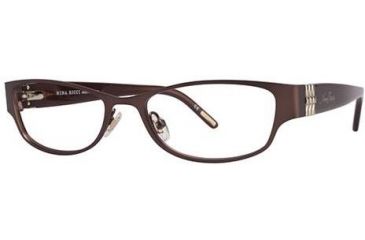 Image of Nina Ricci NR2282F Progressive Prescription Eyeglasses - Frame Brown, Size 51/16mm NR2282F02