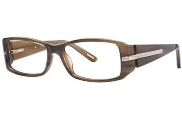 Image of Nina Ricci NR2556F Single Vision Prescription Eyeglasses - Frame Brown, Size 53/15mm NR2556F03