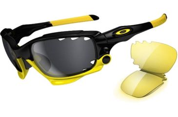 Image of Oakley Jawbone Progressive Prescription Sunglasses - LiveStrong PolishedBlack Frame 04-211