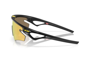 Image of Oakley 2025 Tour De France Sphaera Slash Sunglasses, Matte Black Ink, PRIZM 24K Polarized, PRIZM 24K Polarized, OO9499-0836