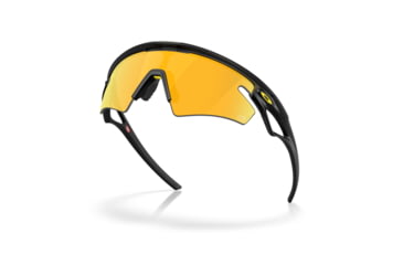 Image of Oakley 2025 Tour De France Sphaera Slash Sunglasses, Matte Black Ink, PRIZM 24K Polarized, PRIZM 24K Polarized, OO9499-0836