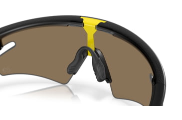 Image of Oakley 2025 Tour De France Sphaera Slash Sunglasses, Matte Black Ink, PRIZM 24K Polarized, PRIZM 24K Polarized, OO9499-0836