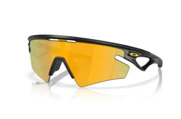 Image of Oakley 2025 Tour De France Sphaera Slash Sunglasses, Matte Black Ink, PRIZM 24K Polarized, PRIZM 24K Polarized, OO9499-0836