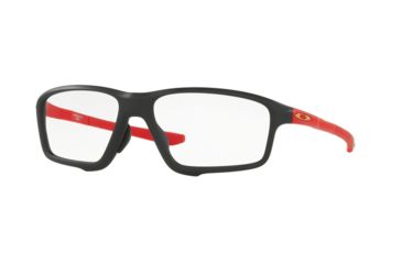 Image of Oakley A CROSSLINK ZERO OX8080 Progressive Prescription Eyeglasses 808006-58 - Matte Black Frame