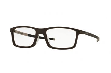 Image of Oakley A PITCHMAN OX8096 Single Vision Prescription Eyeglasses 809604-55 - Satin Brownstone Frame