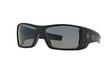 Image of Oakley BATWOLF OO9101 Progressive Prescription Sunglasses OO9101-910104-27 - Frame Color Matte Black, Lens Diameter 27 mm