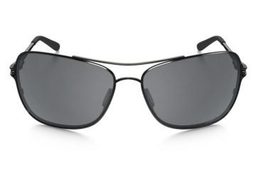 Image of Oakley Conquest Sunglasses Polished Black/Black Frame, Black Iridium Polarized Lens-OO4101-04