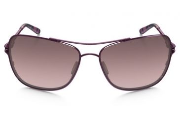 Image of Oakley Conquest Sunglasses Satin Blackberry/Purple Moss Frame, G40 Black Gradient Lens-OO4101-05