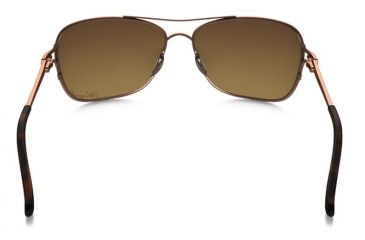Image of Oakley Conquest Sunglasses Satin Rose Gold/Tortoise Frame, Brown Gradient Polarized Lens-OO4101-01