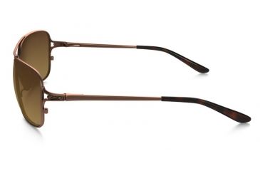Image of Oakley Conquest Sunglasses Satin Rose Gold/Tortoise Frame, Brown Gradient Polarized Lens-OO4101-01