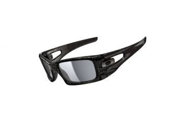 Image of Oakley Crankcase Grey Smoke/ Dark Grey Hist Text  Men's Bifocal Rx Sunglasses OO9165-06