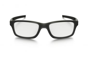 Image of Oakley Crosslink 55mm Mens Eyeglasses, Satin Black/Black Frame OX8030-0555