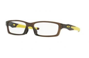 Image of Oakley CROSSLINK A OX8118 Single Vision Prescription Eyeglasses 811807-56 - Bark Frame