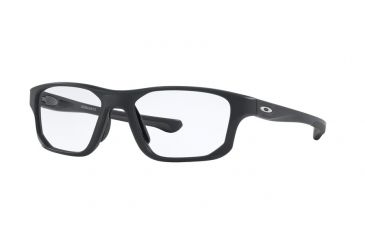 Image of Oakley CROSSLINK FIT OX8136M Prescription Eyeglasses 813603-53 - Steel Frame, Clear Lenses