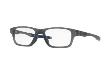 Image of Oakley CROSSLINK HIGH POWER OX8117 Progressive Prescription Eyeglasses 811703-50 - Satin Grey Smoke Frame, Clear Lenses