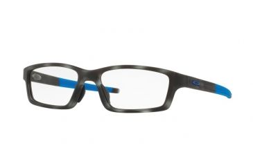 Image of Oakley CROSSLINK PITCH ASIA FIT OX8041 Bifocal Prescription Eyeglasses 804113-56 - Grey Tortoise Frame