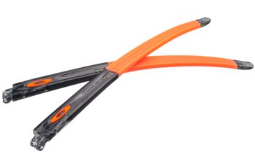 Image of Oakley Crosslink Pitch Frame Temple Arms, Grey Smoke/Neon Red, RKT0134AA-C0001
