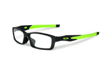 Image of Oakley CROSSLINK PRO A OX3149 Prescription Eyeglasses 314901-56 - Satin Black Frame