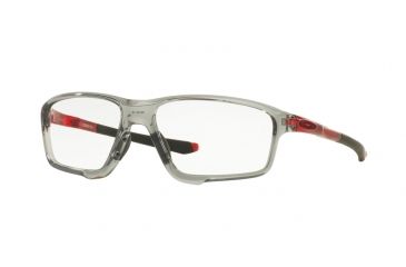 Image of Oakley CROSSLINK ZERO OX8076 Progressive Prescription Eyeglasses 807604-56 - Grey Shadow Frame