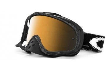 Image of Oakley Crowbar MX True Carbon Fiber/Black Iridium Goggles 12-284