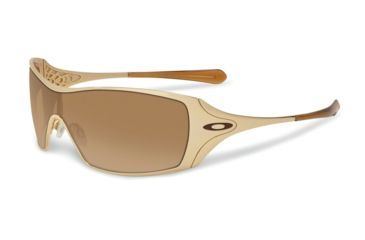 Image of Oakley Dart Sunglasses 05672-31 - Polished Gold Frame, Bronze Lenses