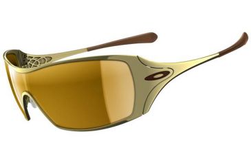 Image of Oakley Dart Sunglasses - Polished Gold Frame and Bronze Lens 05-672