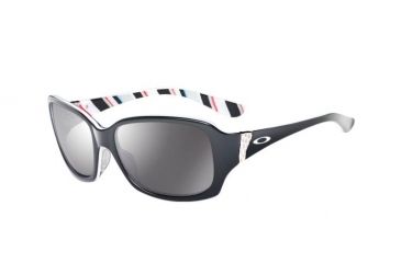 Image of Oakley Discreet Black w/ Stripes  Women's Bifocal Rx Sunglasses OO2012-01