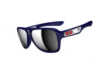 Image of Oakley Dispatch II Sunglasses, Polished Navy Frame, Chrome Iridium Lens OO9150-02