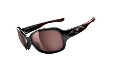 Image of Oakley Drizzle Sunglasses, Polish Blk+Rose Metal Frame, OO Grey Lens, Polar OO9159-06