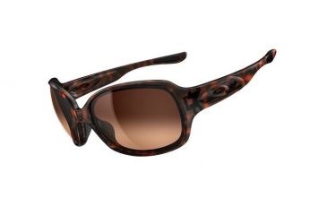 Image of Oakley Drizzle Sunglasses, Tortoise Frame, Dark Brown Gradient Lens OO9159-04