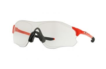 Image of Oakley EVZero Path A OO9313 Sunglasses 931319-38 - Infrared Frame, Clear Black Photochromic Lenses