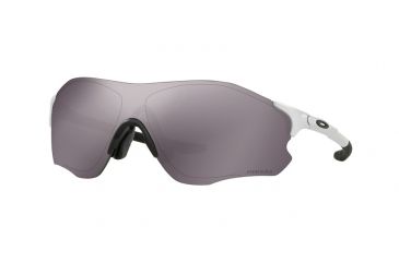 Image of Oakley EVZero Path A OO9313 Sunglasses 931320-38 - Silver Frame, Prizm Black Lenses