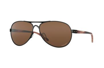 Image of Oakley Feedback OO4079 Progressive Prescription Sunglasses, 59mm, Polished Black, OO4079-407936-59-PRO