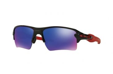 Image of Oakley FLAK 2.0 XL OO9188 Single Vision Prescription Sunglasses OO9188-918824-59 - Lens Diameter 59 mm, Frame Color Polished Black