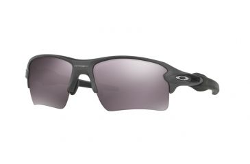Image of Oakley FLAK 2.0 XL OO9188 Single Vision Prescription Sunglasses OO9188-918860-59 - Lens Diameter 59 mm, Frame Color Steel