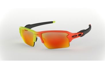 Image of Oakley Flak 2.0 XL OO9188 Single Vision Prescription Sunglasses OO9188-918887-59 - Lens Diameter 59 mm, Frame Color Harmony Fade