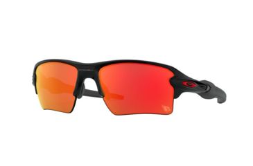 Image of Oakley Flak 2.0 XL OO9188 Single Vision Prescription Sunglasses, 59mm, OO9188-9188B7-59-SV