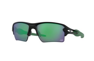 Image of Oakley Flak 2.0 XL OO9188 Single Vision Prescription Sunglasses, 59mm, OO9188-9188E0-59-SV